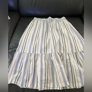 a new day A-Line Skirt with Multicolor Stripes